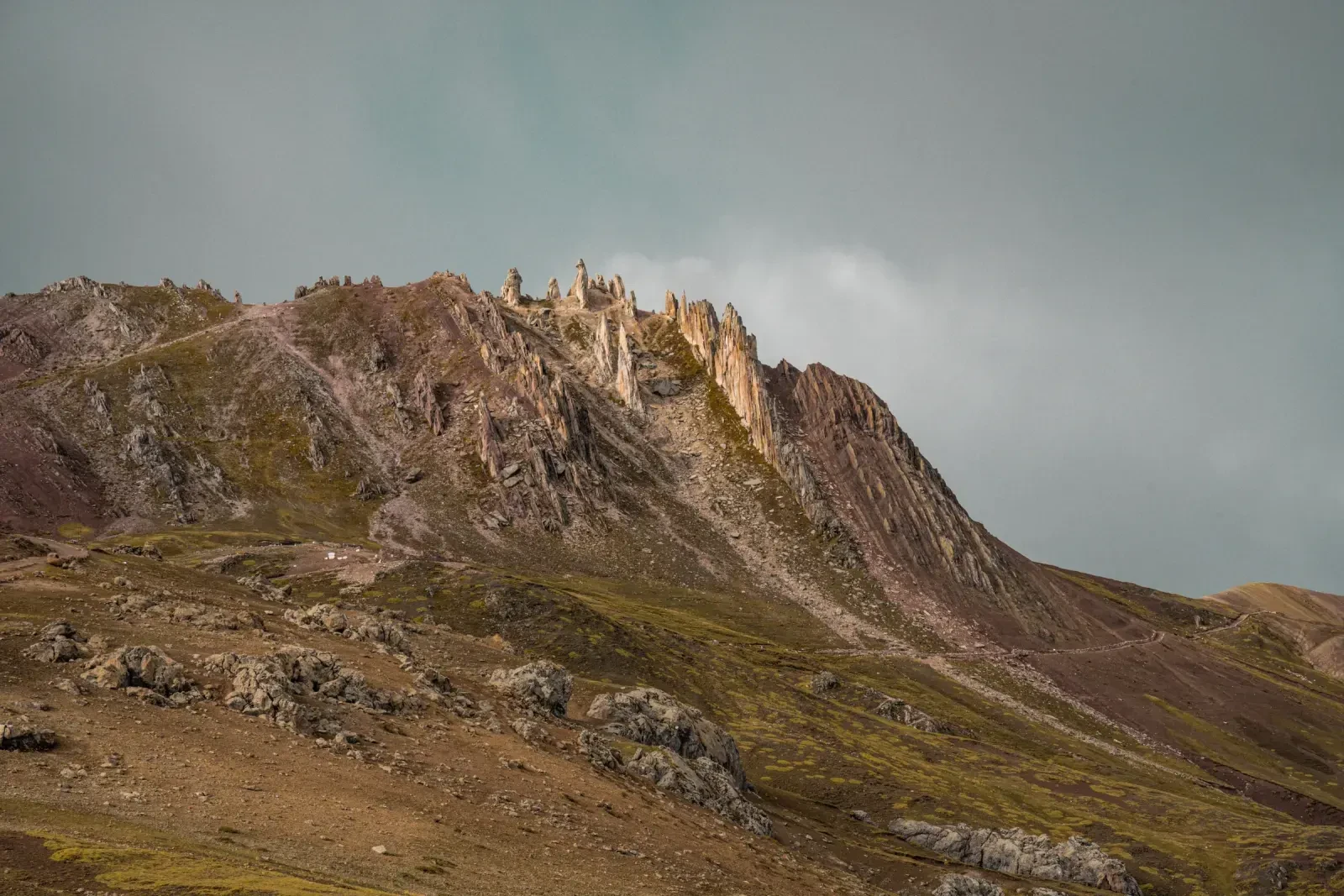 Next to Rainbow Mountain